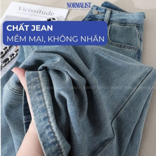 Quần Jeans ống rộng