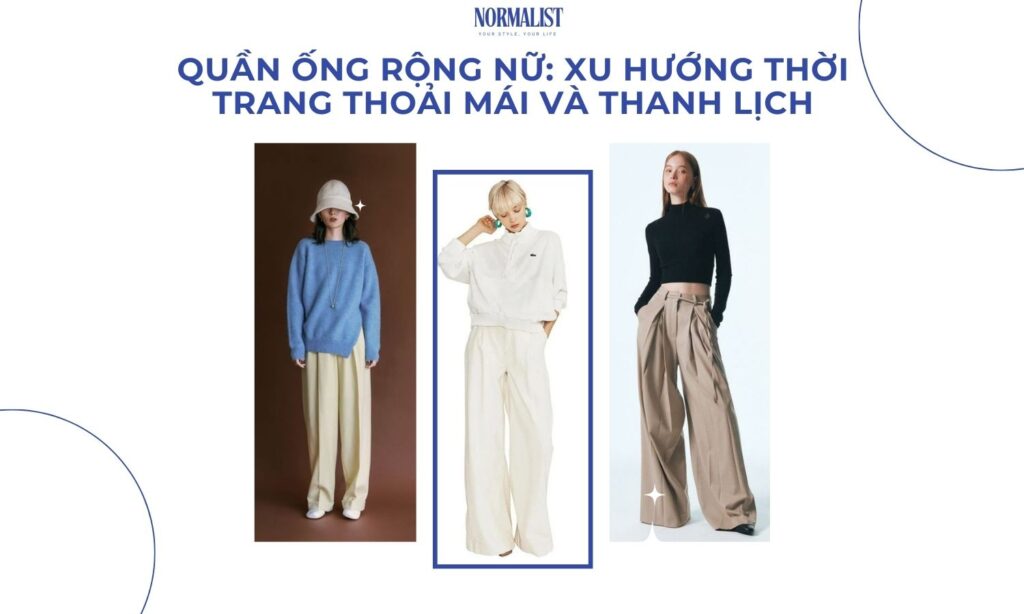 quần ống rộng nữ