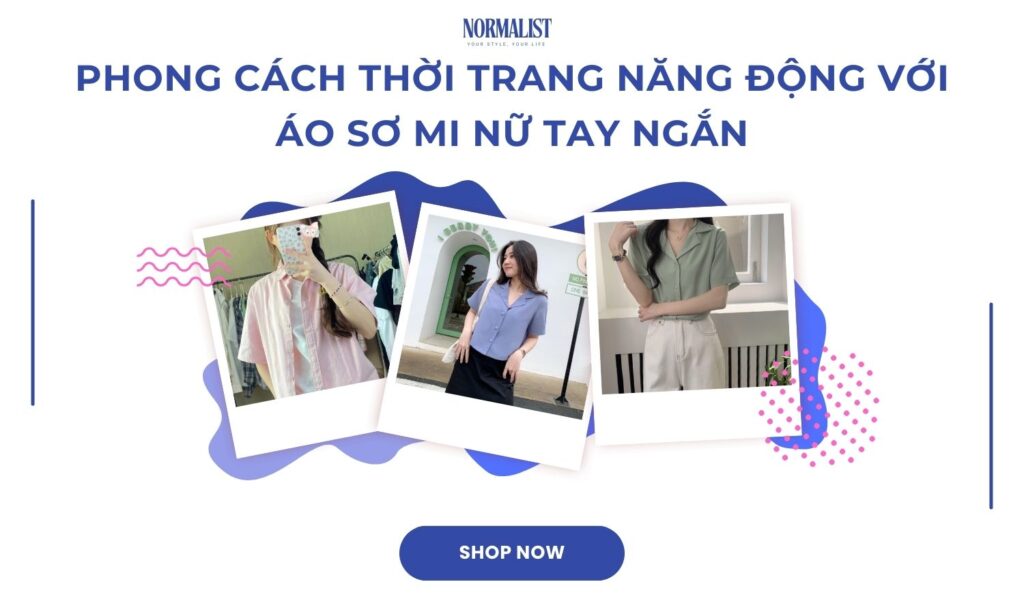 Ảnh bìa áo sơ mi tay ngắn nữ