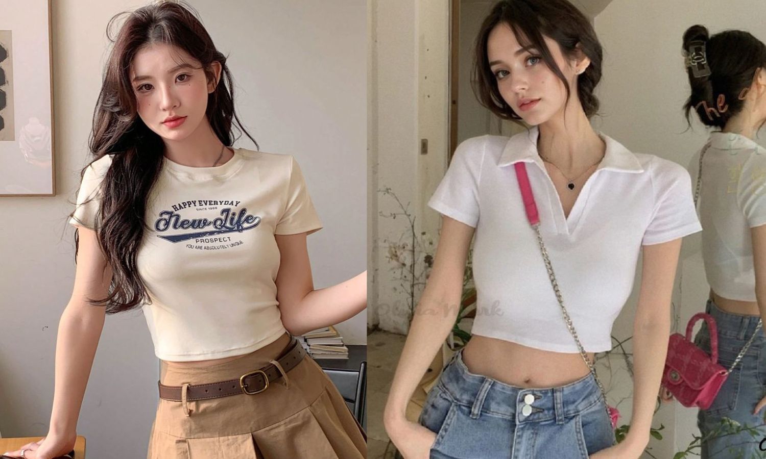 Áo croptop nữ